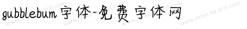 gubblebum字体字体转换