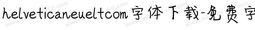 helveticaneueltcom字体下载字体转换