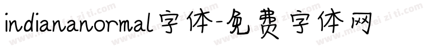 indiananormal字体字体转换