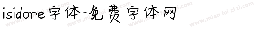 isidore字体字体转换