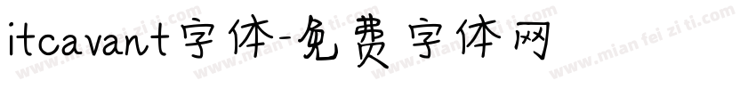 itcavant字体字体转换