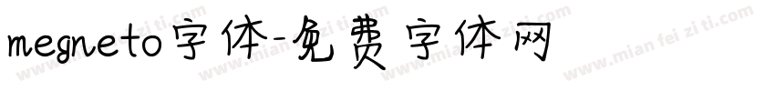megneto字体字体转换