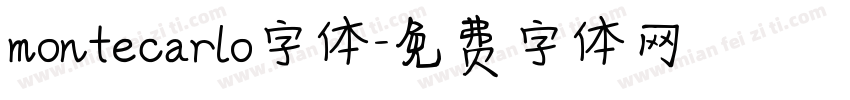 montecarlo字体字体转换
