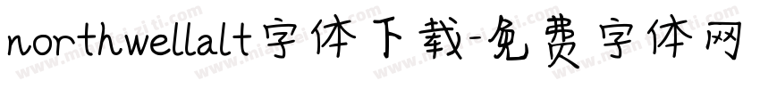 northwellalt字体下载字体转换