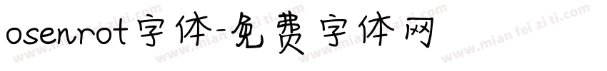 osenrot字体字体转换 osenrot字体字体转换