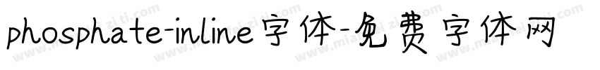 phosphate-inline字体字体转换