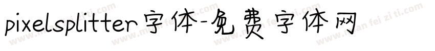 pixelsplitter字体字体转换
