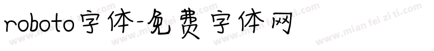 roboto字体字体转换