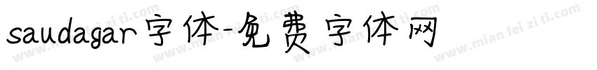 saudagar字体字体转换
