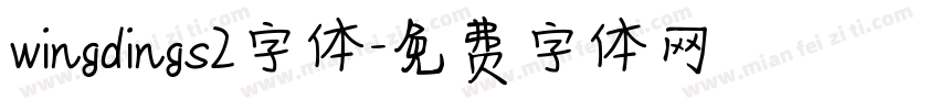 wingdings2字体字体转换