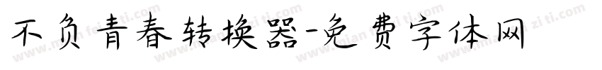 不负青春转换器字体转换