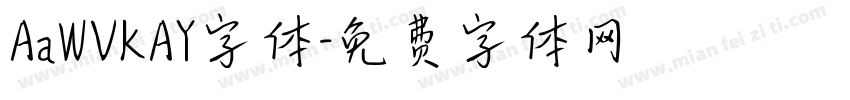 AaWVKAY字体字体转换