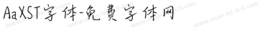 AaXST字体字体转换