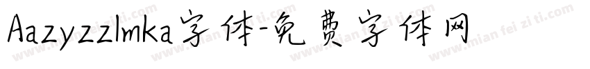 Aazyzzlmka字体字体转换