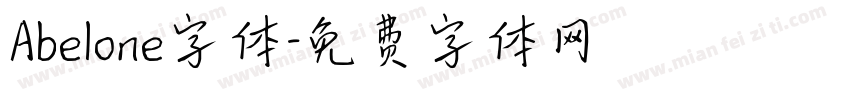 Abelone字体字体转换