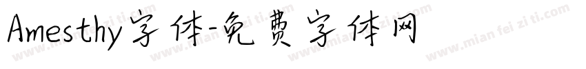 Amesthy字体字体转换