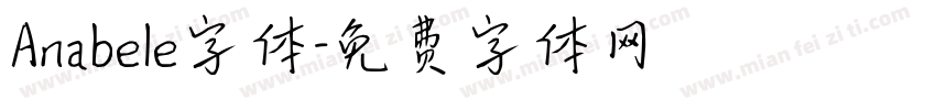 Anabele字体字体转换