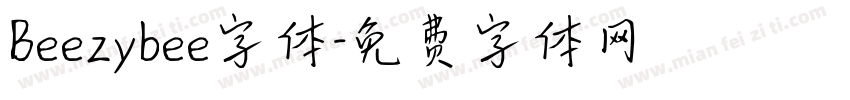 Beezybee字体字体转换