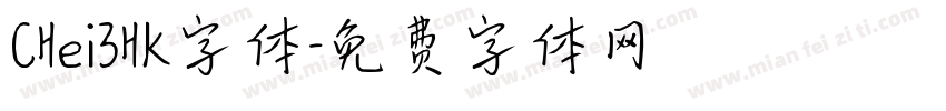 CHei3HK字体字体转换