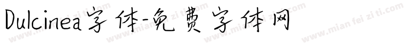 Dulcinea字体字体转换