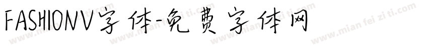 FASHIONV字体字体转换