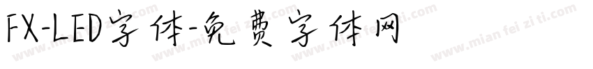 FX-LED字体字体转换