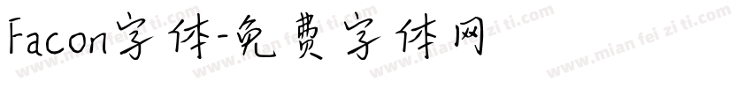 Facon字体字体转换