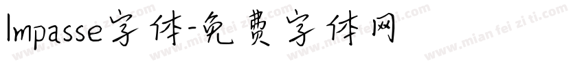 Impasse字体字体转换