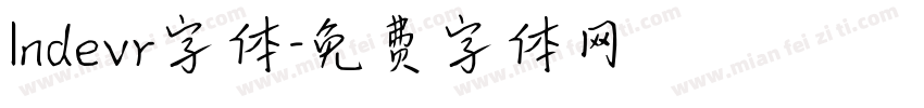 Indevr字体字体转换