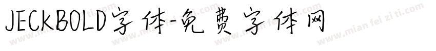 JECKBOLD字体字体转换