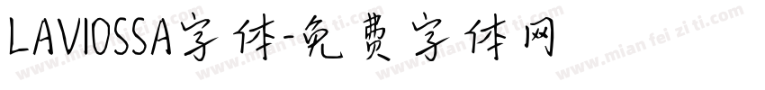 LAVIOSSA字体字体转换
