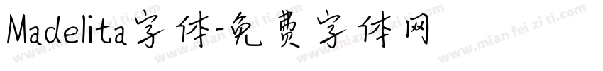 Madelita字体字体转换