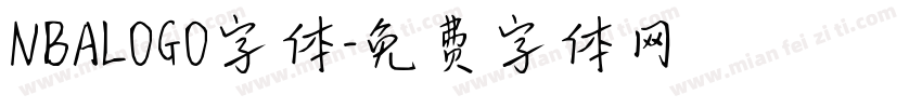 NBALOGO字体字体转换