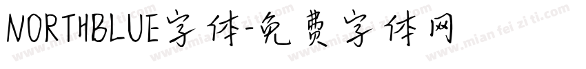NORTHBLUE字体字体转换