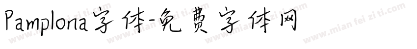 Pamplona字体字体转换