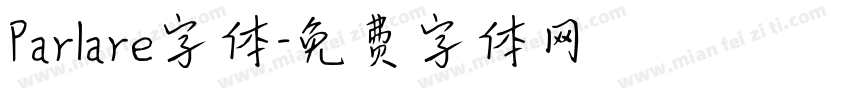 Parlare字体字体转换