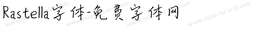Rastella字体字体转换