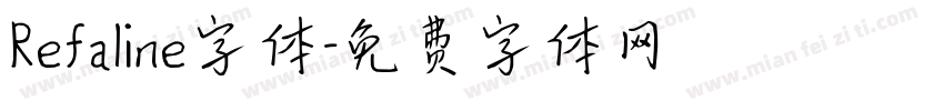 Refaline字体字体转换