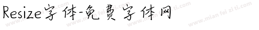 Resize字体字体转换