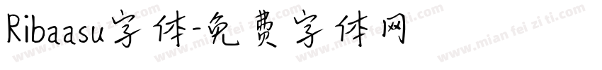 Ribaasu字体字体转换