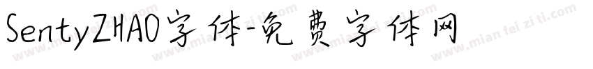 SentyZHAO字体字体转换