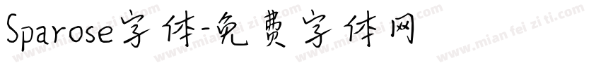 Sparose字体字体转换