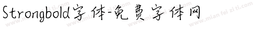 Strongbold字体字体转换