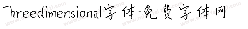 Threedimensional字体字体转换