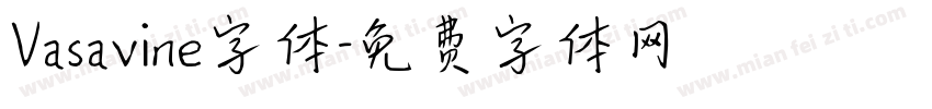Vasavine字体字体转换