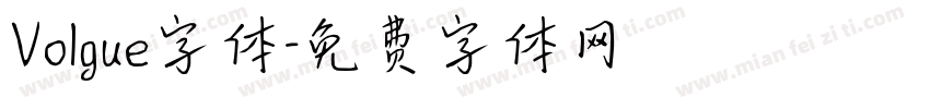 Volgue字体字体转换