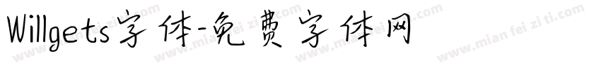 Willgets字体字体转换