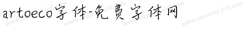artoeco字体字体转换