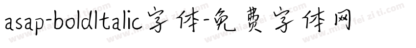 asap-boldltalic字体字体转换