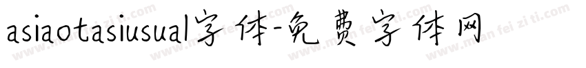 asiaotasiusual字体字体转换